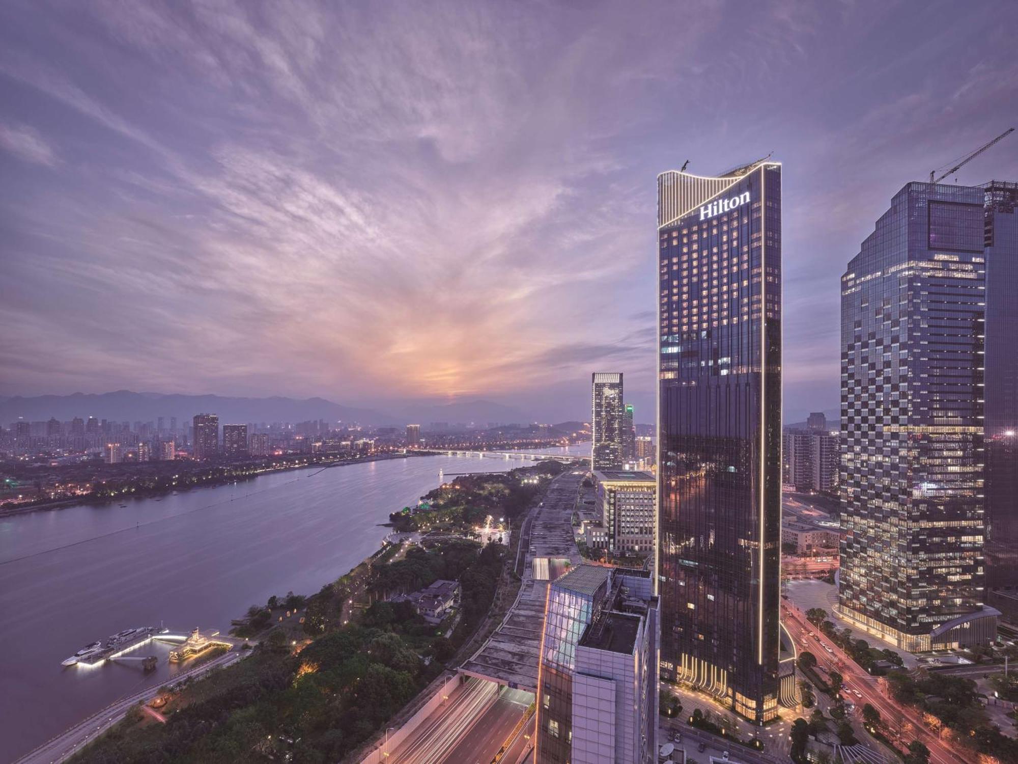 Hilton Fuzhou Hotel Фучжоу Екстериор снимка